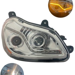 Unidad Deportiva Para Kenworh 680 Cromo Con Franja Led Piloto