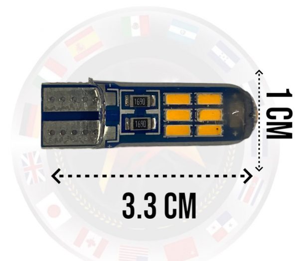 Foco Led Mini Pellizco Color Ambar - Image 4