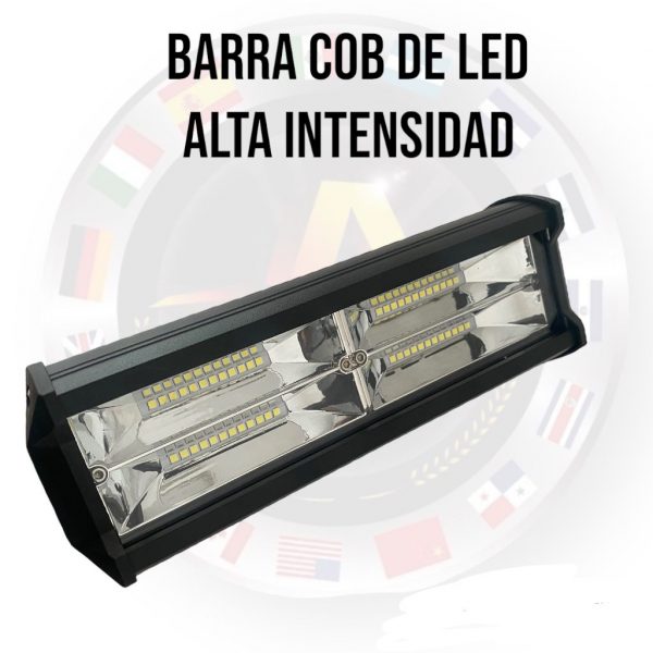Barra De Led Blanca Fija Y Estrobo 12-80v 144 W - Image 3