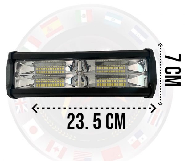 Barra De Led Blanca Fija Y Estrobo 12-80v 144 W - Image 4