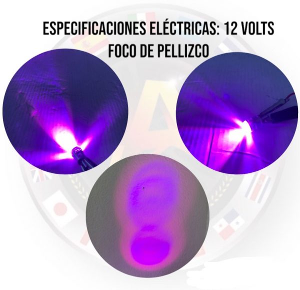Foco Mini De Led Potente Color: Rosa 12v Precio - Image 3