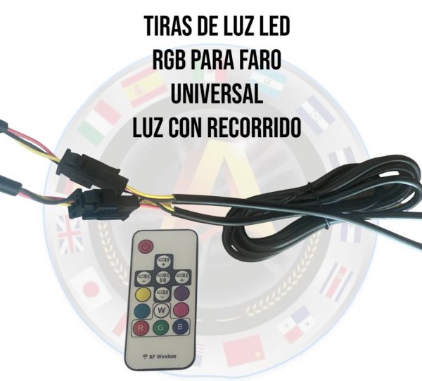 Tiras Luz Led Rgb Dirrecional Para Faros 30cm Par - Image 4