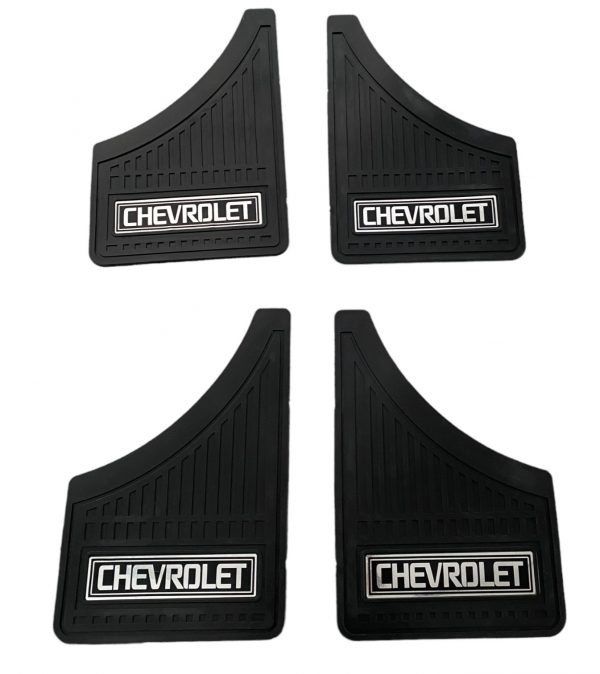 Juego 4 Loderas De Fibra Vidrio Universal Logo Chevrolet
