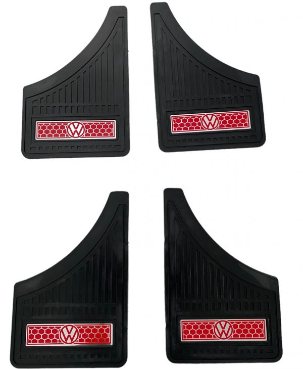 Juego 4 Loderas De Fibra Vidrio Universal Logo Volkswagen