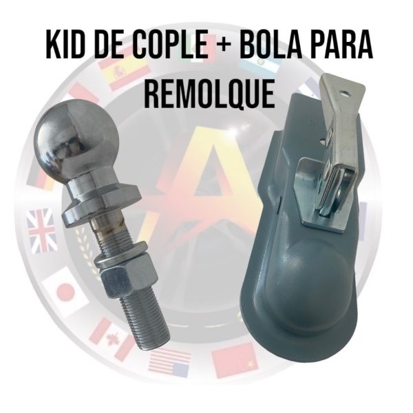 Kid Cople + Bola De Arrastre De Remolque 1-7/8pul 2000lbs - Image 2