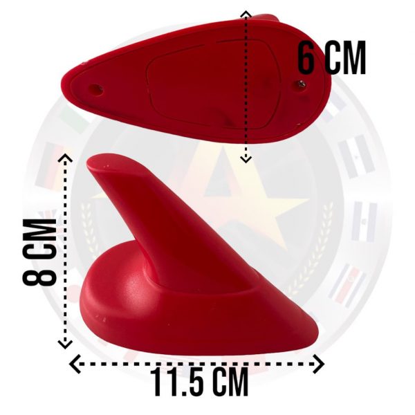Antena Decorativa Universal Facil Instalacion Roja - Image 4