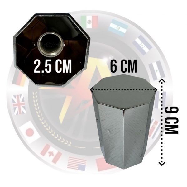 Capuchón Para Tuerca Unemon Octagonal Corto De Rosca 10 Piezas - Image 3