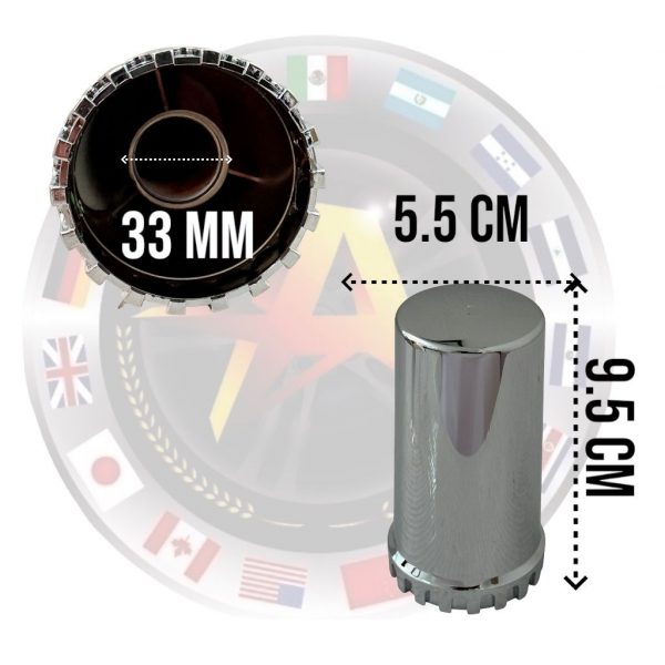 Capuchón Para Tuerca Unemon Prisma Circular De Rosca 10pzs - Image 3