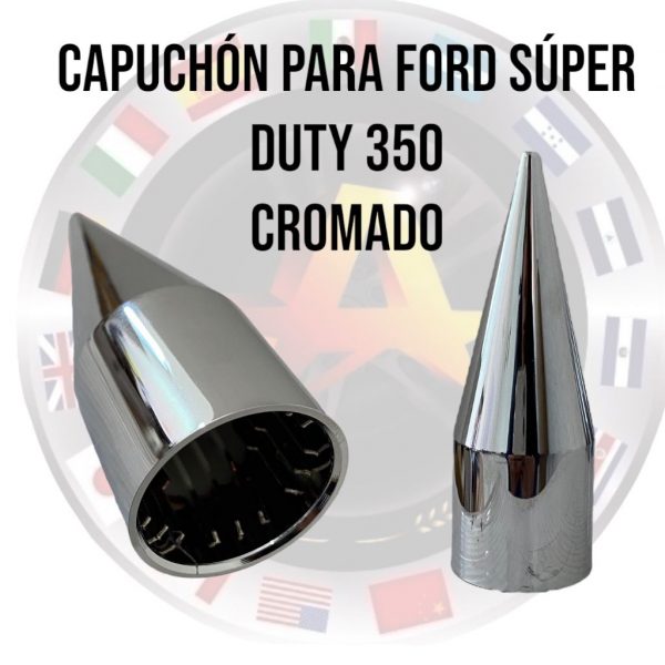 Capuchón Para Ford Super Duty 350 Cromado 10 Piezas - Image 2