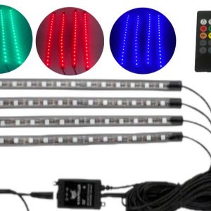 Tiras Led Rgb Para Interior Con Control Y Sensor De Musica