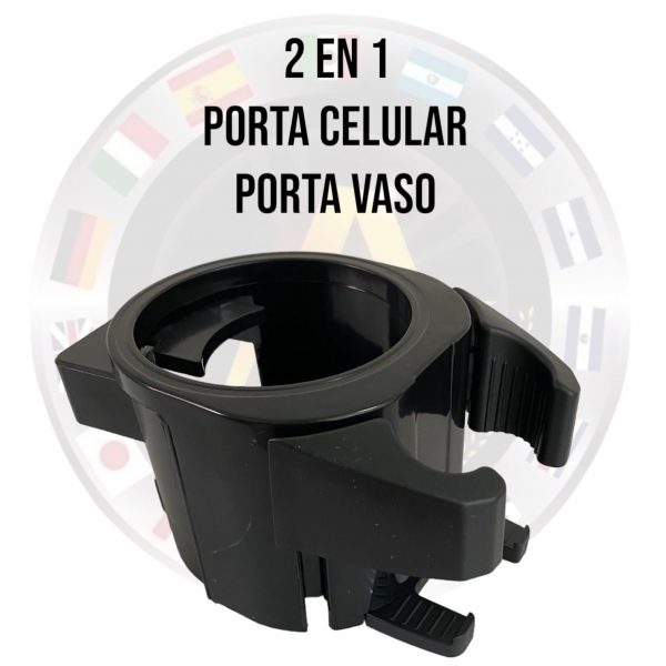 2 En 1 Porta Vaso Y Porta Celular Para Vehículo - Image 3