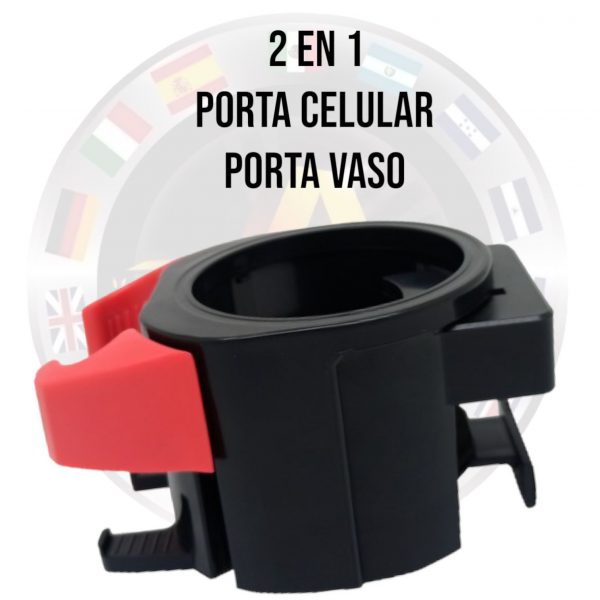 2 En 1 Porta Vaso Y Porta Celular Para Vehículo - Image 5
