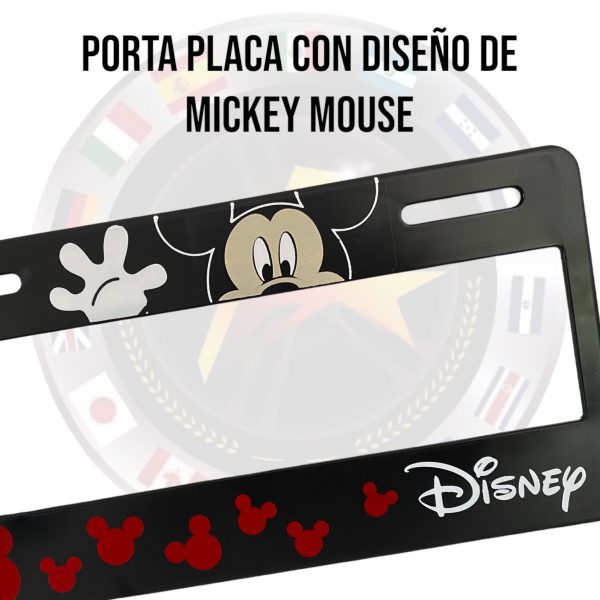 Porta Placa Con Diseño De Disney Para Cubrir Identidad 2pzas - Image 5