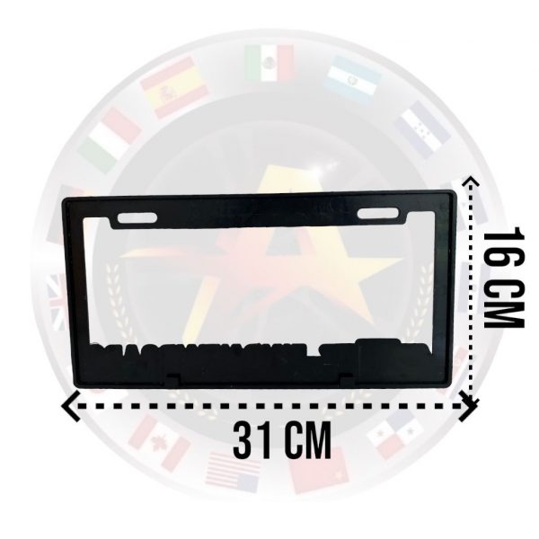 Porta Placa Chevrolet De Fibra De Carbono 2pzas - Image 5