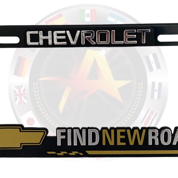 Porta Placa Chevrolet De Fibra De Carbono 2pzas - Image 4