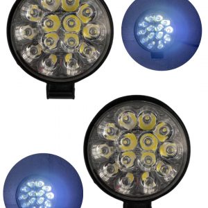 Faro Auxiliar Redondo De 14 Leds Alta Intensidad 12-24v