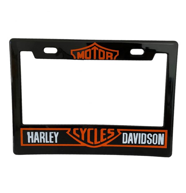 Porta Placa Para Moto Con Diseño Harley Davidson