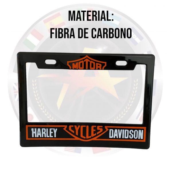 Porta Placa Para Moto Con Diseño Harley Davidson - Image 3