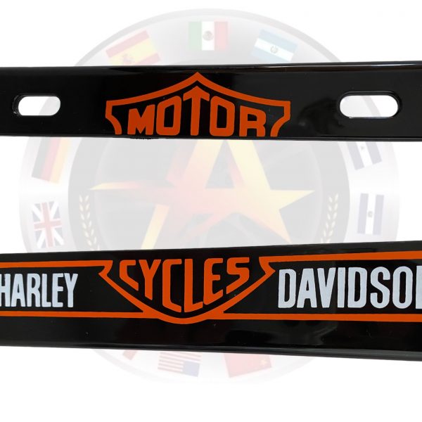 Porta Placa Para Moto Con Diseño Harley Davidson - Image 4