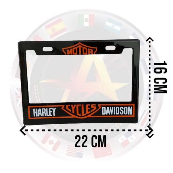 Porta Placa Para Moto Con Diseño Harley Davidson - Image 5