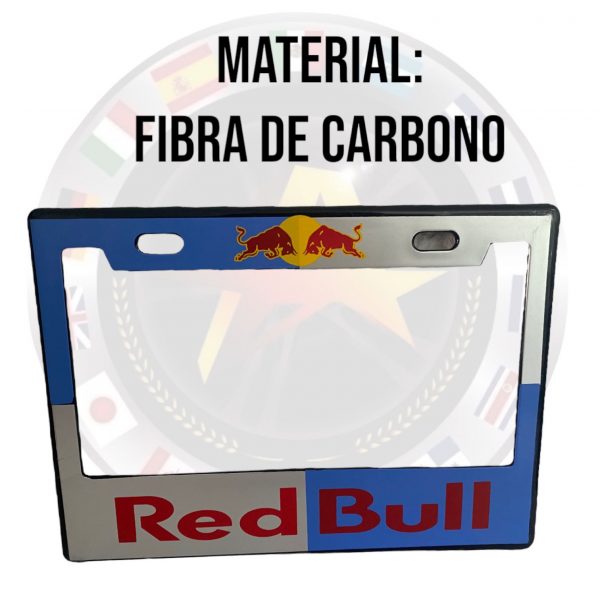 Porta Placa Para Moto Con Diseño Red Bull - Image 3