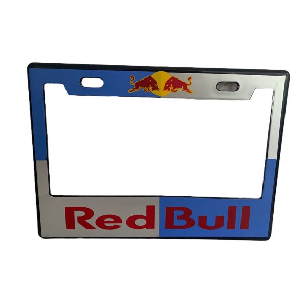 Porta Placa Para Moto Con Diseño Red Bull