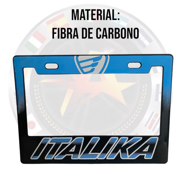 Porta Placa Para Moto Con Diseño Italika - Image 2