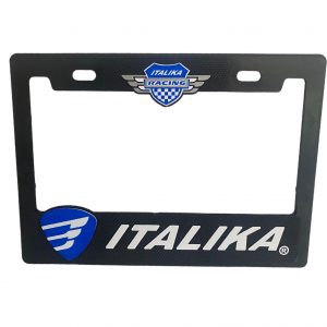 Porta Placa Para Moto Con Diseño Italika Racing