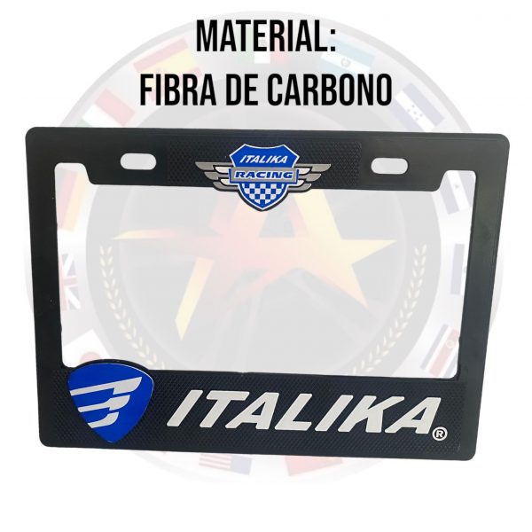 Porta Placa Para Moto Con Diseño Italika Racing - Image 3