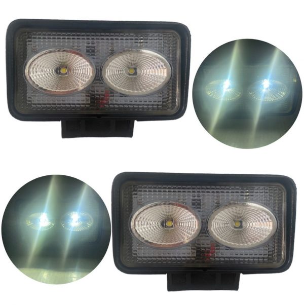 Faro De Dos Potentes Leds Diamantados 20w