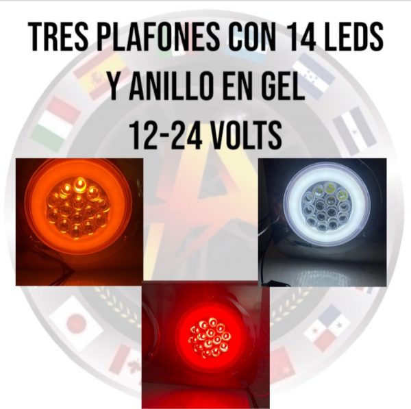 Plafonera Universal De Led Con Gel - Image 3