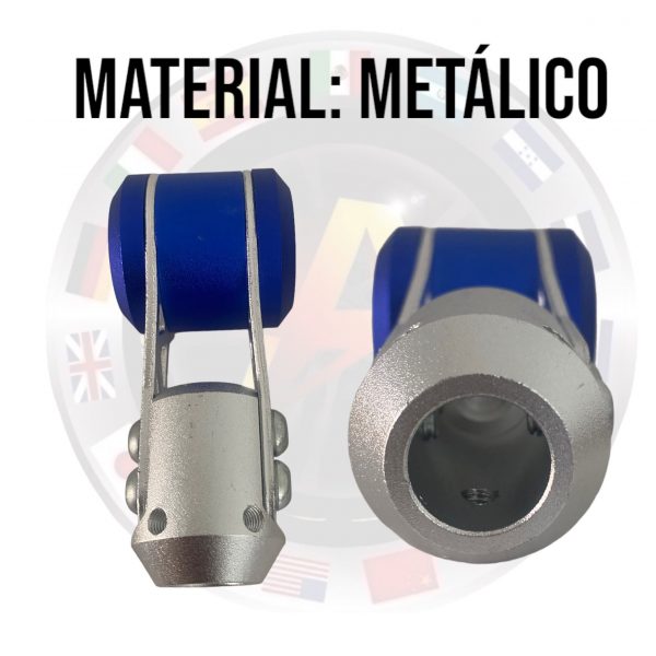 Perilla Para Palanca De Velocidades Universal Azul Metalico - Image 3