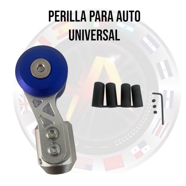 Perilla Para Palanca De Velocidades Universal Azul Metalico - Image 2