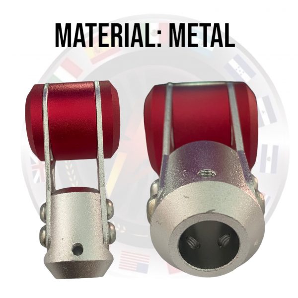 Perilla Para Palanca De Velocidades Universal Rojo Metalico - Image 3