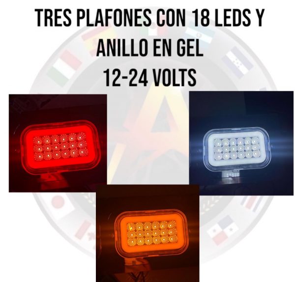 Plafonera Universal De Led Con Gel - Image 3