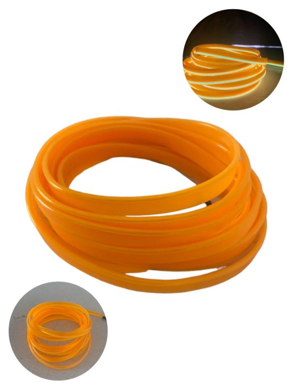 Hilo Neon 3 Metros Para Interiores Flexible