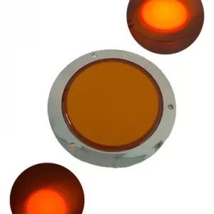 Plafón De Gel Para Camión 12/24v Con Base Cromada