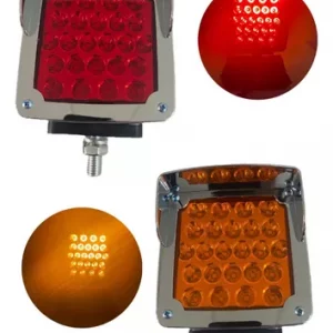 Direccional Cuadrada Con Bisel 54 Leds 3 Funciones Micas