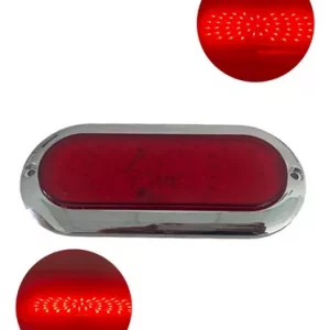 Plafón Ovalado De 54 Leds Para Camión 12/24v Con Base Cromo