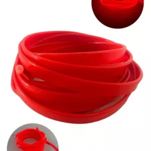 Hilo Neon 3 Metros Para Interiores Flexible