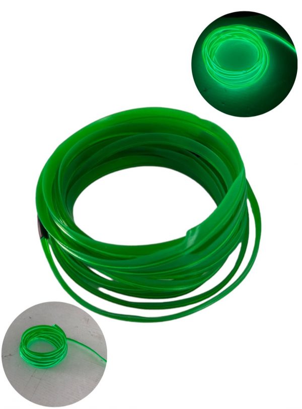 Hilo Neon 3 Metros Para Interiores Flexible