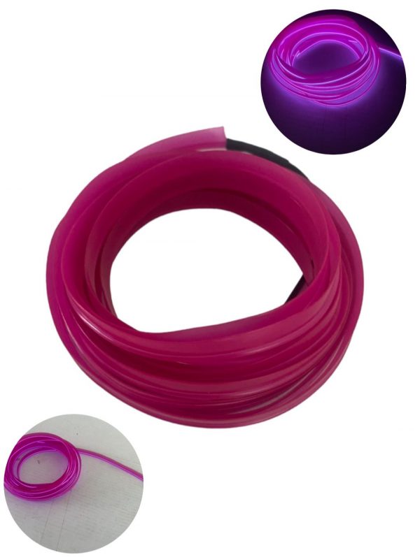 Hilo Neon 3 Metros Para Interiores Flexible