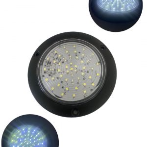 Plafón De 48 Leds Para Camión 12/24v Con Base Negra