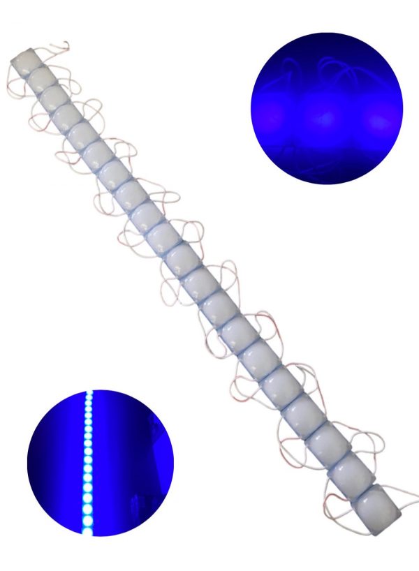 Plafon Tipo Modulos De Led Cob Burbuja 4036 20 Piezas Azul