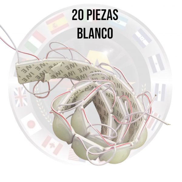 Plafon Tipo Modulos De Led Cob Burbuja 4036 20 Piezas Blanco - Image 4