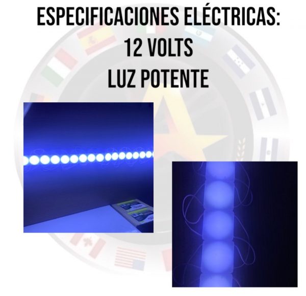 Plafon Tipo Modulos De Led Cob Burbuja 4036 20 Piezas Blanco - Image 3