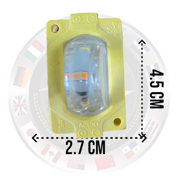 Plafon Tipo Modulo Con Lupa 3 Led 4622 Amarillo 20 Pzas - Image 3