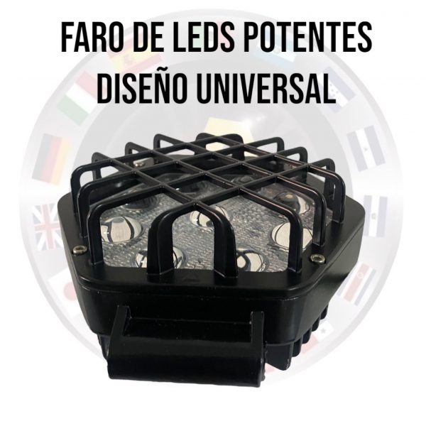 Faro Hexagonal Con 9 Lupas Led De Alta Intensidad - Image 2