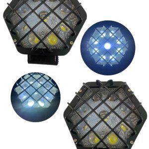 Faro Hexagonal Con 9 Lupas Led De Alta Intensidad