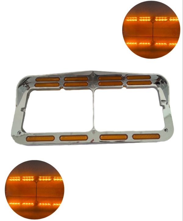Bisel Cromado Con Luz Secuencial Para Kenworth